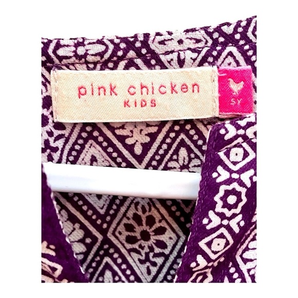 Pink Chicken Purple Size 5Y Dress - Picture 2 of 3